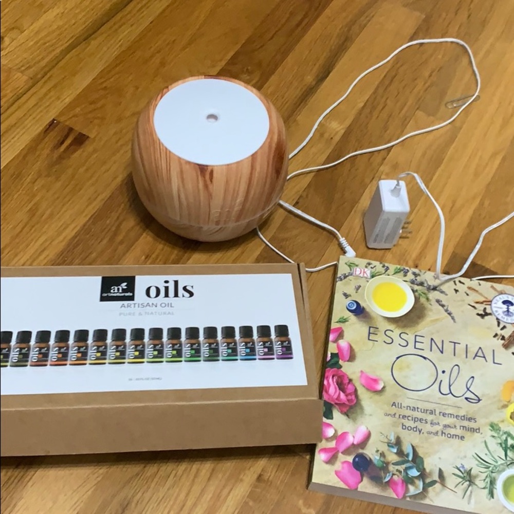 ArtNaturals Essential Oil Diffuser; books,warranty